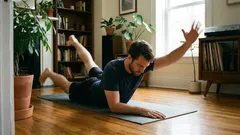 5 nejlepších cviků na posílení zádových svalů (na podlaze)