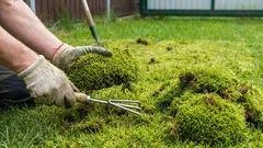 Trávník zarostlý mechem? Stačí pár kroků a proměníte ho v hustý zelený koberec.