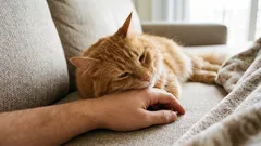3 jasné známky toho, že je vaše kočka na člověka zvyklá